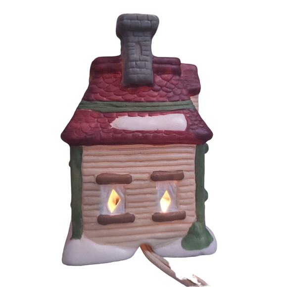 Vtg 1996 Beals Enesco Main Street Village Collection Porcelain Christmas Store - Picture 4 of 9